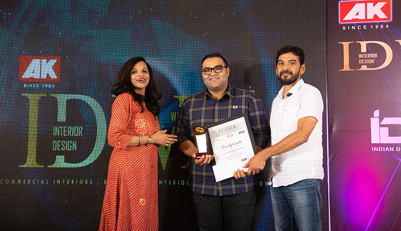 ಮಂಗಳೂರು : ಇನ್‍ಲ್ಯಾಂಡ್ ಇನ್‍ಡೋರ್ಸ್‍ಗೆ ಐಡಿಡಬ್ಲ್ಯೂಎ 2020 ಪ್ರಶಸ್ತಿ