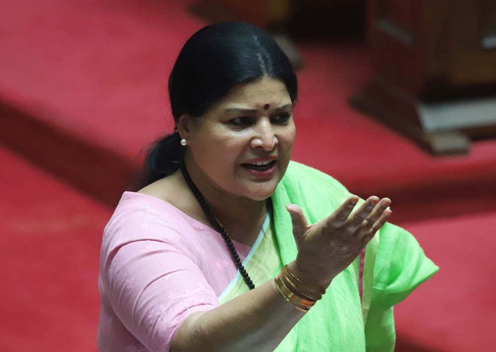 ಖಾದರ್ ತಲೆ ಕಡಿಯುತ್ತೇವೆ ಎಂದವರ ವಿರುದ್ಧ ಯಾವ ಕ್ರಮ ಕೈಗೊಂಡಿದ್ದೀರಿ: ಮಾಜಿ ಸಚಿವೆ ಜಯಮಾಲಾ ಪ್ರಶ್ನೆ