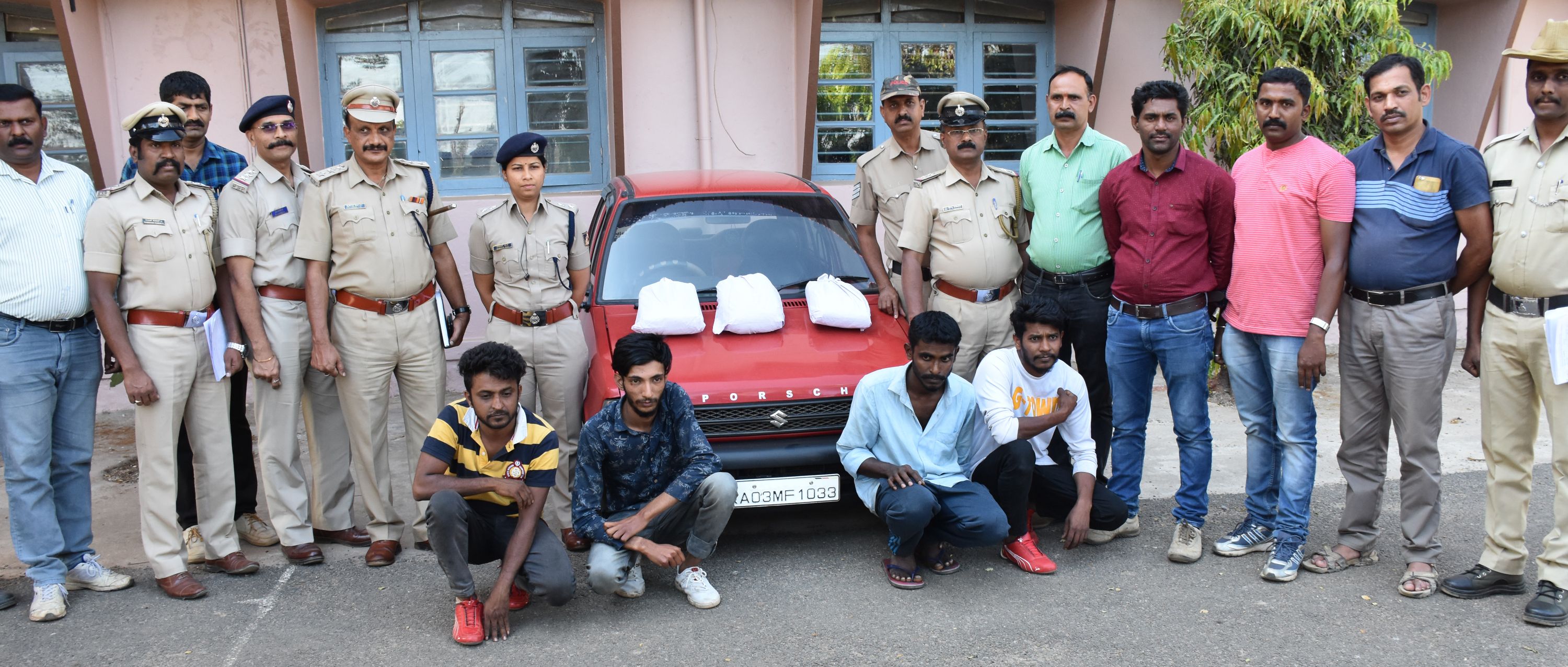 ಗಾಂಜಾ ಸಾಗಾಟ ಆರೋಪ: ಸುಂಟಿಕೊಪ್ಪದ ನಾಲ್ವರ ಬಂಧನ