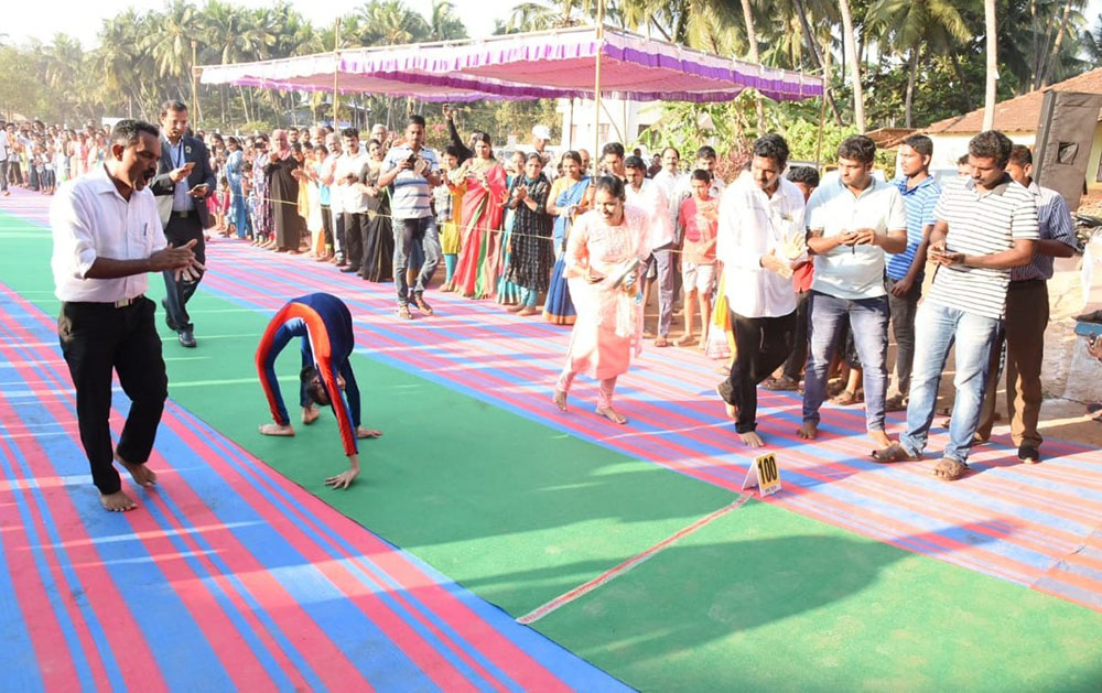 ಉಡುಪಿ: ಯೋಗ ಬಾಲಕಿ ತನುಶ್ರೀಯಿಂದ ಮತ್ತೊಂದು ವಿಶ್ವದಾಖಲೆ