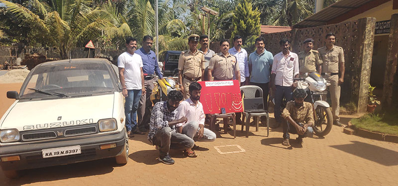 ಬೆಳ್ತಂಗಡಿ : ಕಳವು ಪ್ರಕರಣ ; ಸೊತ್ತ ಸಹಿತ 3 ಮಂದಿ ಆರೋಪಿಗಳು ಸೆರೆ