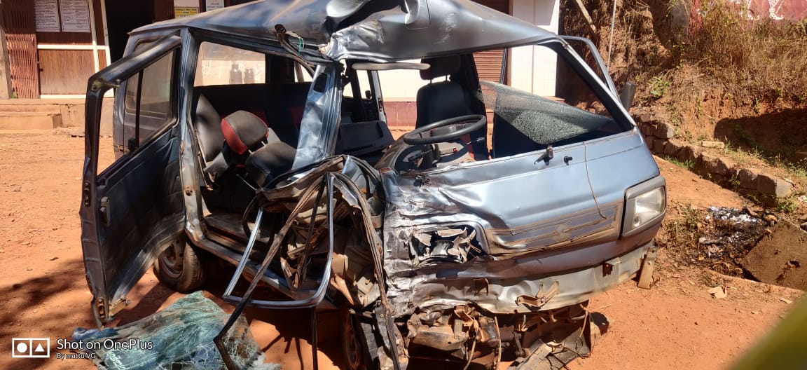 ಕಾವು : ಲಾರಿ - ಕಾರು ನಡುವೆ ಅಪಘಾತ; ಓರ್ವ ಮೃತ್ಯು