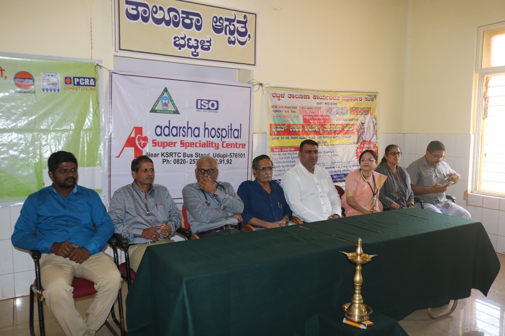 ಭಟ್ಕಳ:  ಪತ್ರಕರ್ತರ ಸಂಘದಿಂದ ಉಚಿತ ಆರೋಗ್ಯ ತಪಾಸಣಾ ಶಿಬಿರ