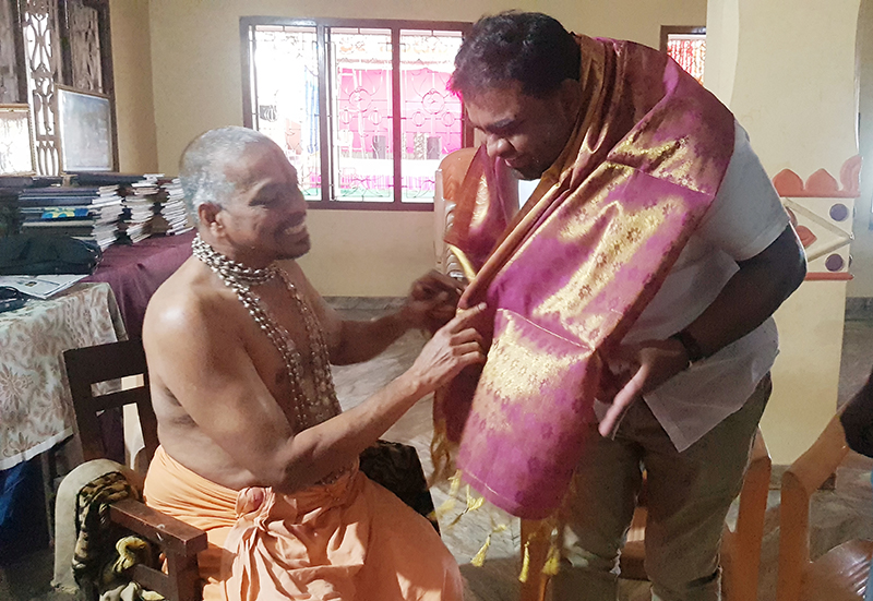 ​ರಶೀದ್ ವಿಟ್ಲರಿಗೆ ಮಾಣಿಲಶ್ರೀ ಸನ್ಮಾನ