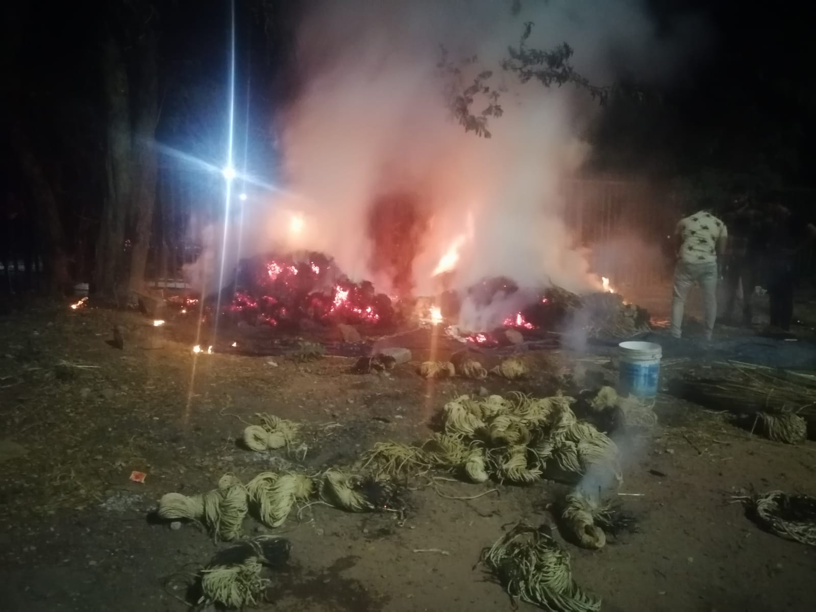 ಕದ್ರಿ ಪಾರ್ಕ್ ಬಳಿ ಬೆಂಕಿ ಅನಾಹುತ