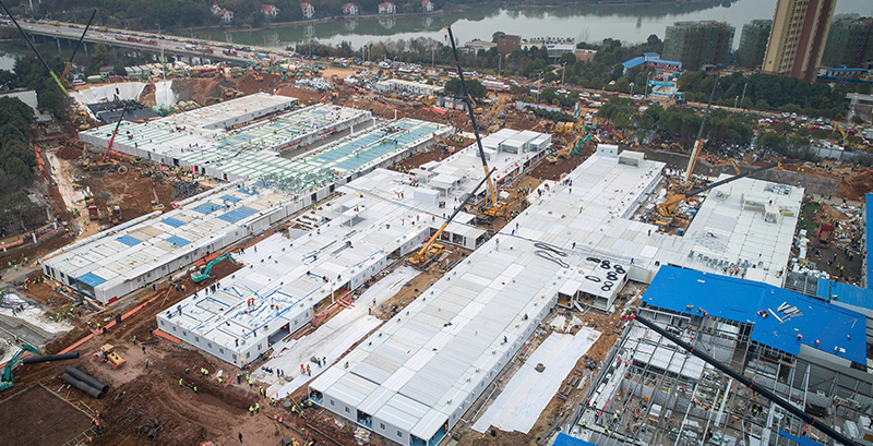 ಹತ್ತೇ ದಿನದಲ್ಲಿ 1,000 ಹಾಸಿಗೆಗಳ ಆಸ್ಪತ್ರೆ ಸಂಪೂರ್ಣ!