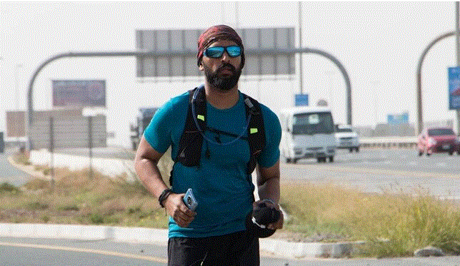 27 ಗಂಟೆಗಳಲ್ಲಿ ಅಬುಧಾಬಿಯಿಂದ ದುಬೈವರೆಗೆ ಓಡಿದ ಭಾರತೀಯ