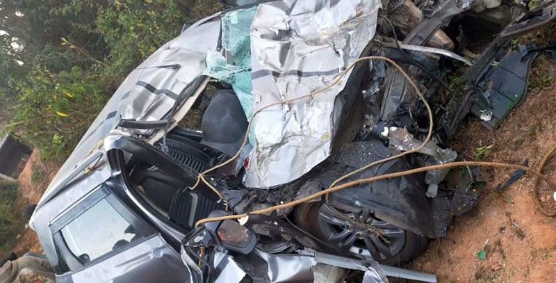 ಕಡಬ: ಕಾರು - ಟ್ಯಾಂಕರ್ ಲಾರಿ ಢಿಕ್ಕಿ; ಮಹಿಳೆ ಸೇರಿ ಇಬ್ಬರು ಮೃತ್ಯು