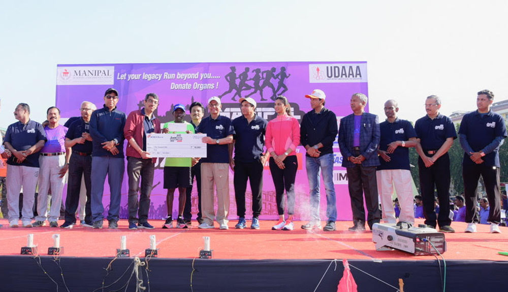 ಮಣಿಪಾಲ ಮ್ಯಾರಥಾನ್: ಕೀನ್ಯಾದ ಸ್ಟೀಫನ್- ನಿಟ್ಟೆಯ ಭೂಮಿಕಾಗೆ ಪ್ರಶಸ್ತಿ