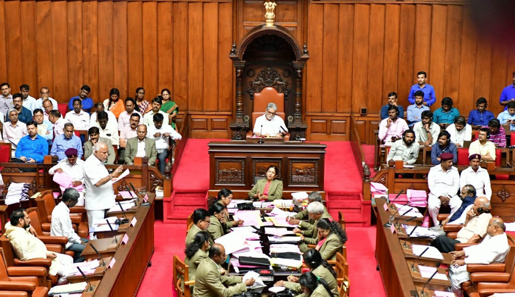 ಯಡಿಯೂರಪ್ಪ ಇಲ್ಲದ ಬಿಜೆಪಿ ಬಗ್ಗೆ ಆಡಳಿತ- ವಿಪಕ್ಷಗಳ ನಡುವೆ ವಾಕ್ಸಮರ