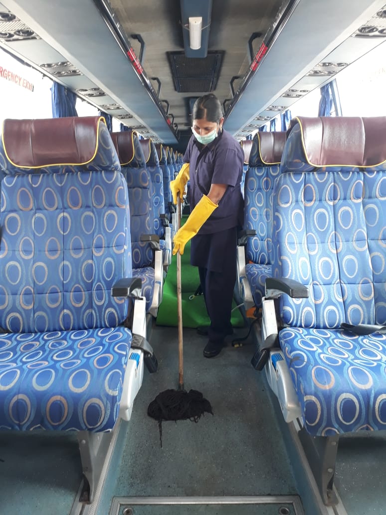 ಕೊರೋನ ಭೀತಿ ಹಿನ್ನೆಲೆ: ಕೆಎಸ್‌ಆರ್‌ಟಿಸಿಯಿಂದ ಮುಂಜಾಗೃತಾ ಕ್ರಮ