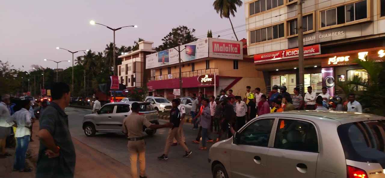 ಚಿಲಿಂಬಿ: ಅಪಘಾತದಿಂದ ಟ್ರಾಫಿಕ್‌ ಜಾವ್