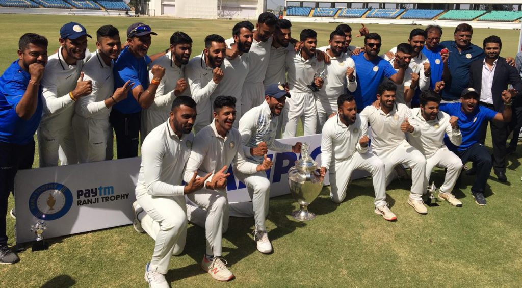 ಸೌರಾಷ್ಟ್ರಕ್ಕೆ ಚೊಚ್ಚಲ ರಣಜಿ ಟ್ರೋಫಿ