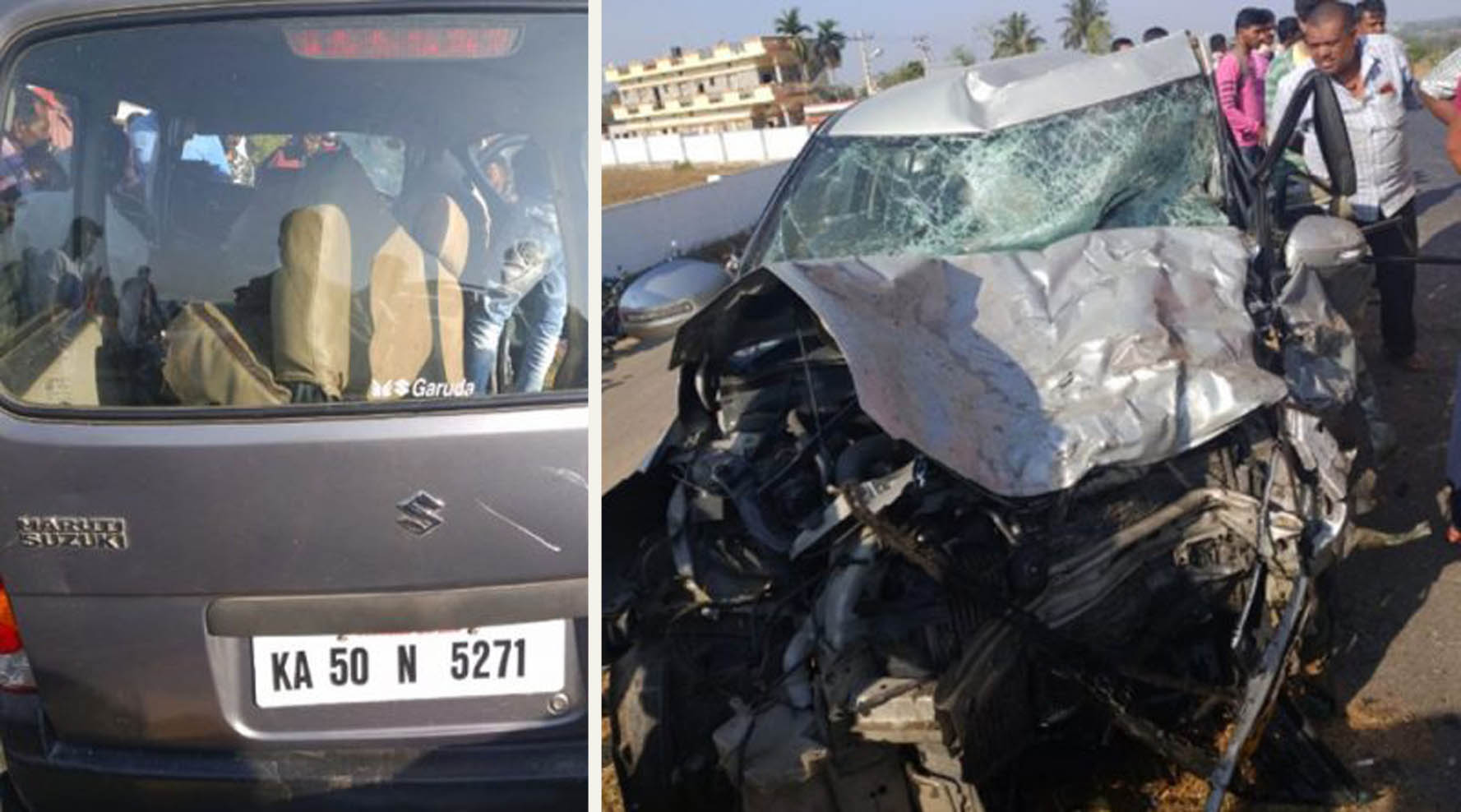 ಬೆಂಗಳೂರು: ಭೀಕರ ವಾಹನ ಅಪಘಾತಕ್ಕೆ ನಾಲ್ವರು ಬಲಿ