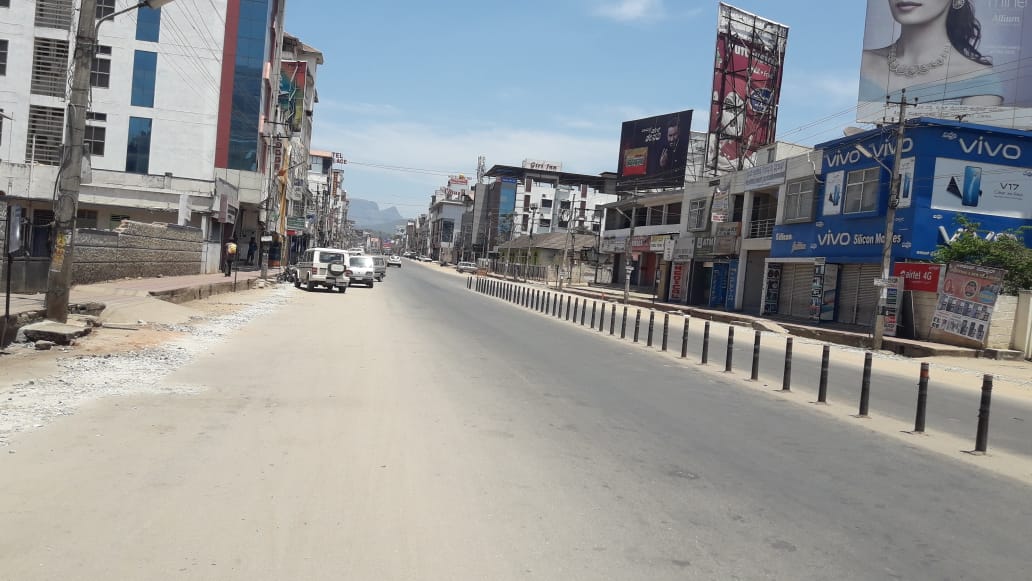 ಚಿಕ್ಕಮಗಳೂರು: ಜಿಲ್ಲಾದ್ಯಂತ ಲಾಕ್‍ಡೌನ್ ಆದೇಶಕ್ಕೆ ಉತ್ತಮ ಸ್ಪಂದನೆ