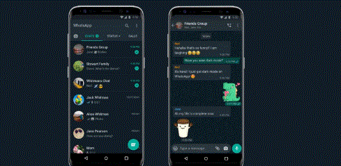 ಬಳಕೆದಾರರಿಗಾಗಿ ಡಾರ್ಕ್ ಮೋಡ್ ಫೀಚರ್ ಹೊರತಂದ ವಾಟ್ಸ್ಯಾಪ್