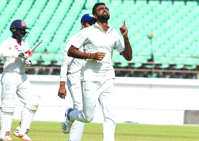 ರಣಜಿ: ಸತತ ಎರಡನೇ ಬಾರಿ ಫೈನಲ್‌ಗೆ ಪ್ರವೇಶಿಸಿದ ಸೌರಾಷ್ಟ್ರ