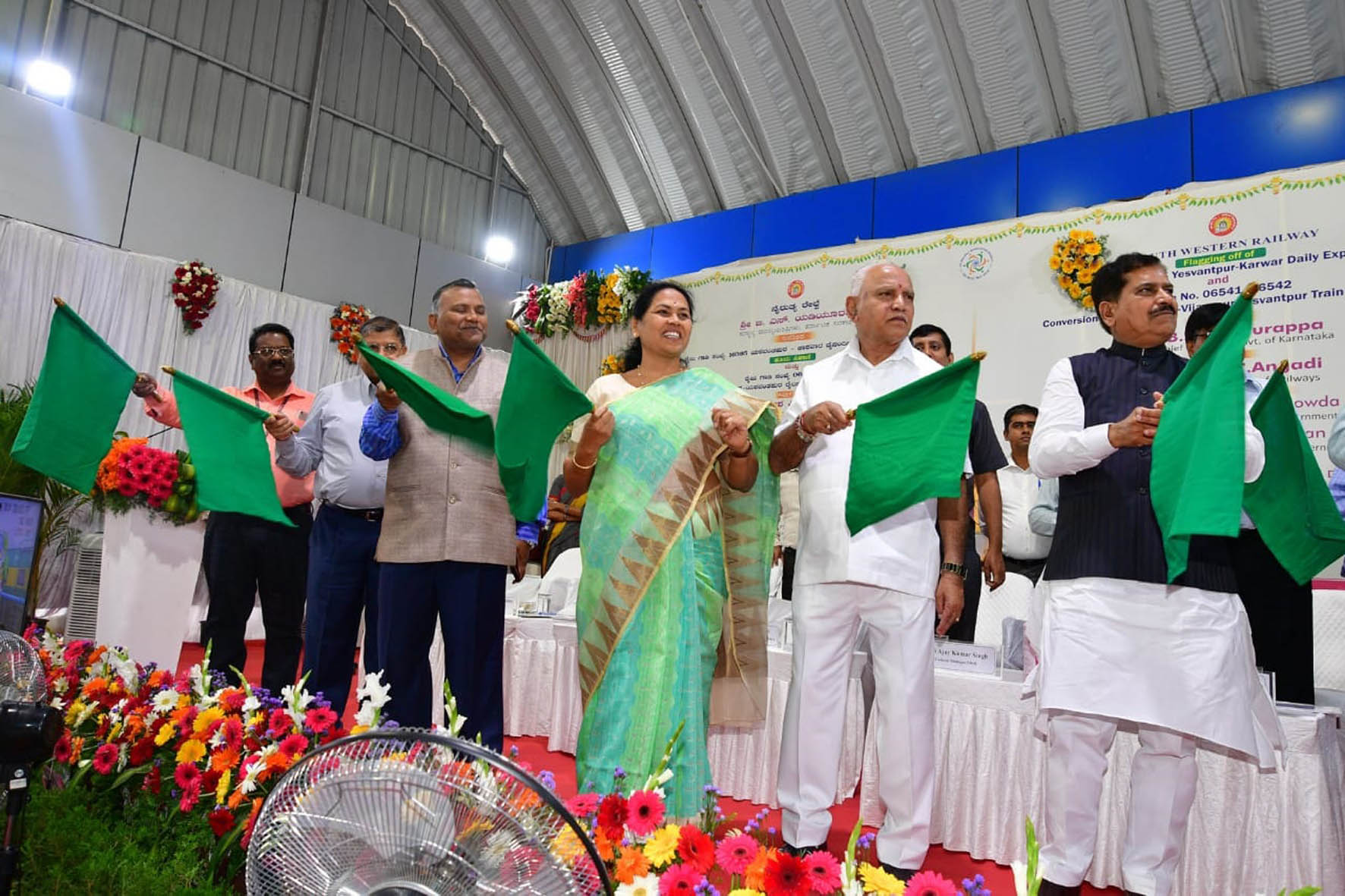 ರೈಲು ಯೋಜನೆಗೆ ಅಗತ್ಯ ಭೂಮಿ, ಹಣಕಾಸು ನೆರವು: ಸಿಎಂ ಯಡಿಯೂರಪ್ಪ