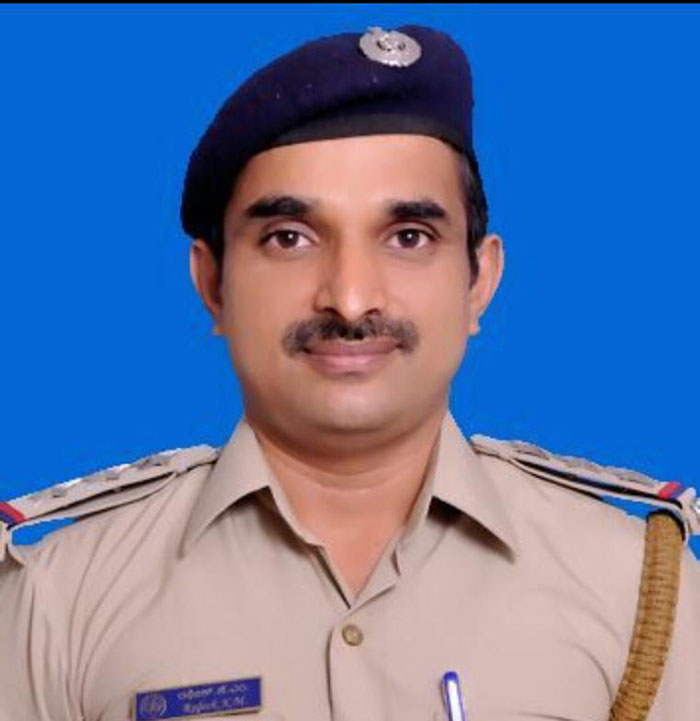 ಇನ್ಸ್ ಪೆಕ್ಟರ್ ರಫೀಕ್ ಕೆ.ಎಂ.ರಿಗೆ ಮುಖ್ಯಮಂತ್ರಿ ಚಿನ್ನದ ಪದಕ