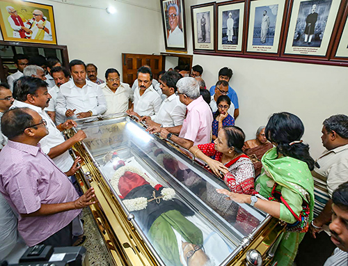 ಡಿಎಂಕೆ ಪ್ರಧಾನ ಕಾರ್ಯದರ್ಶಿ ಕೆ. ಅನ್ಬಳಗನ್ ಇನ್ನಿಲ್ಲ