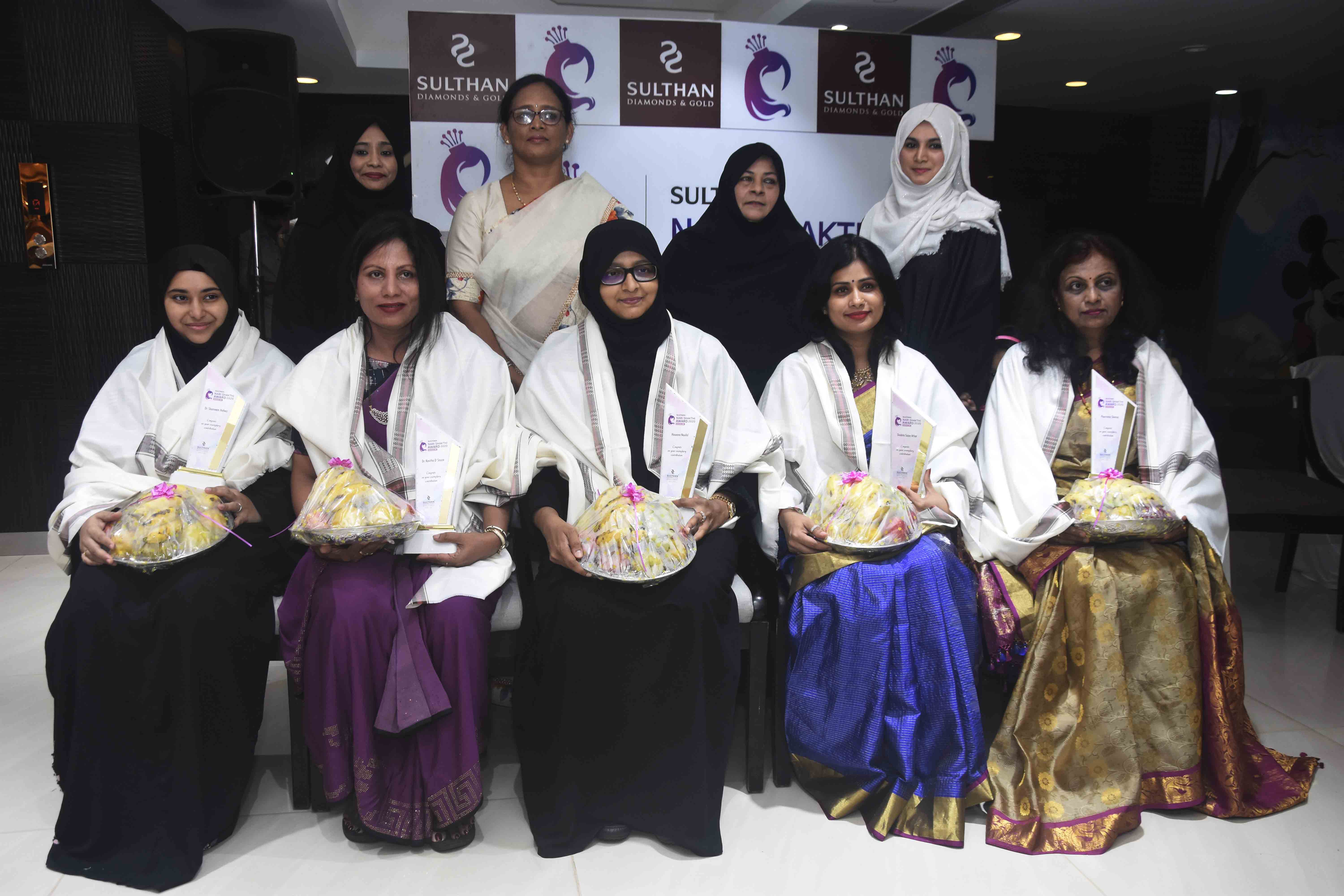 ಸುಲ್ತಾನ್ ಡೈಮಂಡ್ಸ್ ಆ್ಯಂಡ್ ಗೋಲ್ಡ್ ವತಿಯಿಂದ ‘ನಾರಿ ಶಕ್ತಿ 2020’ ಪ್ರಶಸ್ತಿ ಪ್ರದಾನ