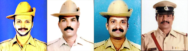 ಕರ್ತವ್ಯದಲ್ಲಿ ಉತ್ತಮ ಸಾಧನೆ : ನಾಲ್ವರು ಪೊಲೀಸರಿಗೆ ಮುಖ್ಯಮಂತ್ರಿ ಪದಕ