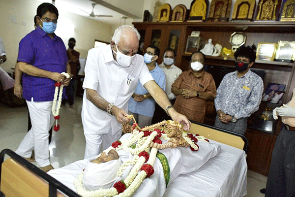 ರಾಜಶೇಖರನ್ ರಿಗೆ ಮುಖ್ಯಮಂತ್ರಿಯಿಂದ ಅಂತಿಮ ನಮನ