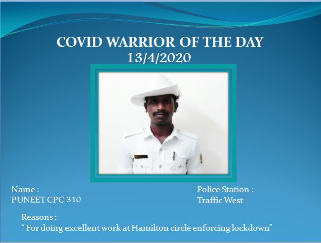 ‘ವಾರಿಯರ್ ಆಫ್ ದಿ ಡೇ’ ಆಗಿ ಪುನೀತ್ ಆಯ್ಕೆ