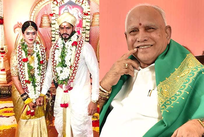 ನಿಯಮ ಉಲ್ಲಂಘನೆ ಆಗಿಲ್ಲ: ನಿಖಿಲ್ ಕುಮಾರಸ್ವಾಮಿ - ರೇವತಿ ವಿವಾಹದ ಬಗ್ಗೆ ಸಿಎಂ ಬಿಎಸ್‌ವೈ