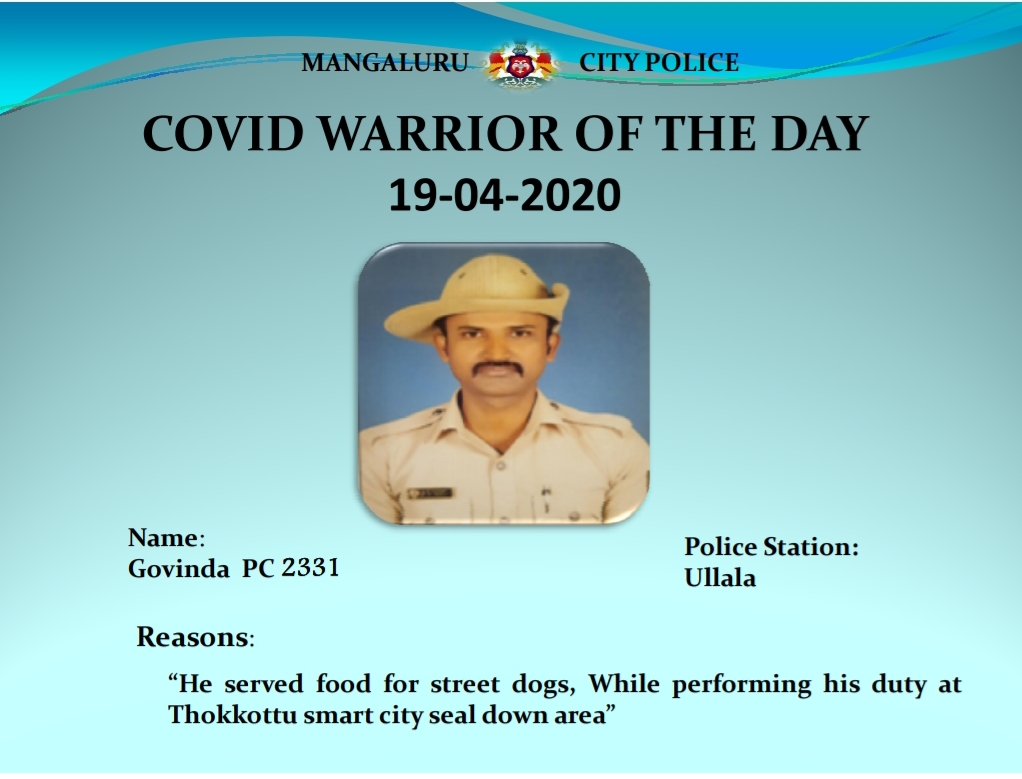 ‘ವಾರಿಯರ್ ಆಫ್ ದಿ ಡೇ’ ಆಗಿ ಗೋವಿಂದ ಆಯ್ಕೆ