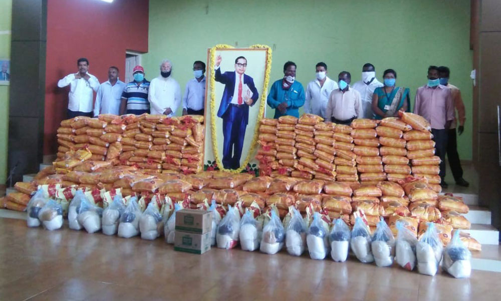 ಉಡುಪಿ: 680 ದಲಿತ ಕುಟುಂಬಗಳಿಗೆ ಆಹಾರದ ಕಿಟ್ ವಿತರಣೆ