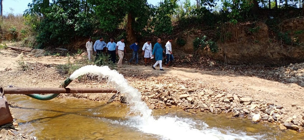 ಬಜೆಯಲ್ಲಿ ನೀರಿನ ಪ್ರಮಾಣ ಇಳಿಕೆ: ಶಿರೂರು ಬಳಿ ಪಂಪಿಂಗ್