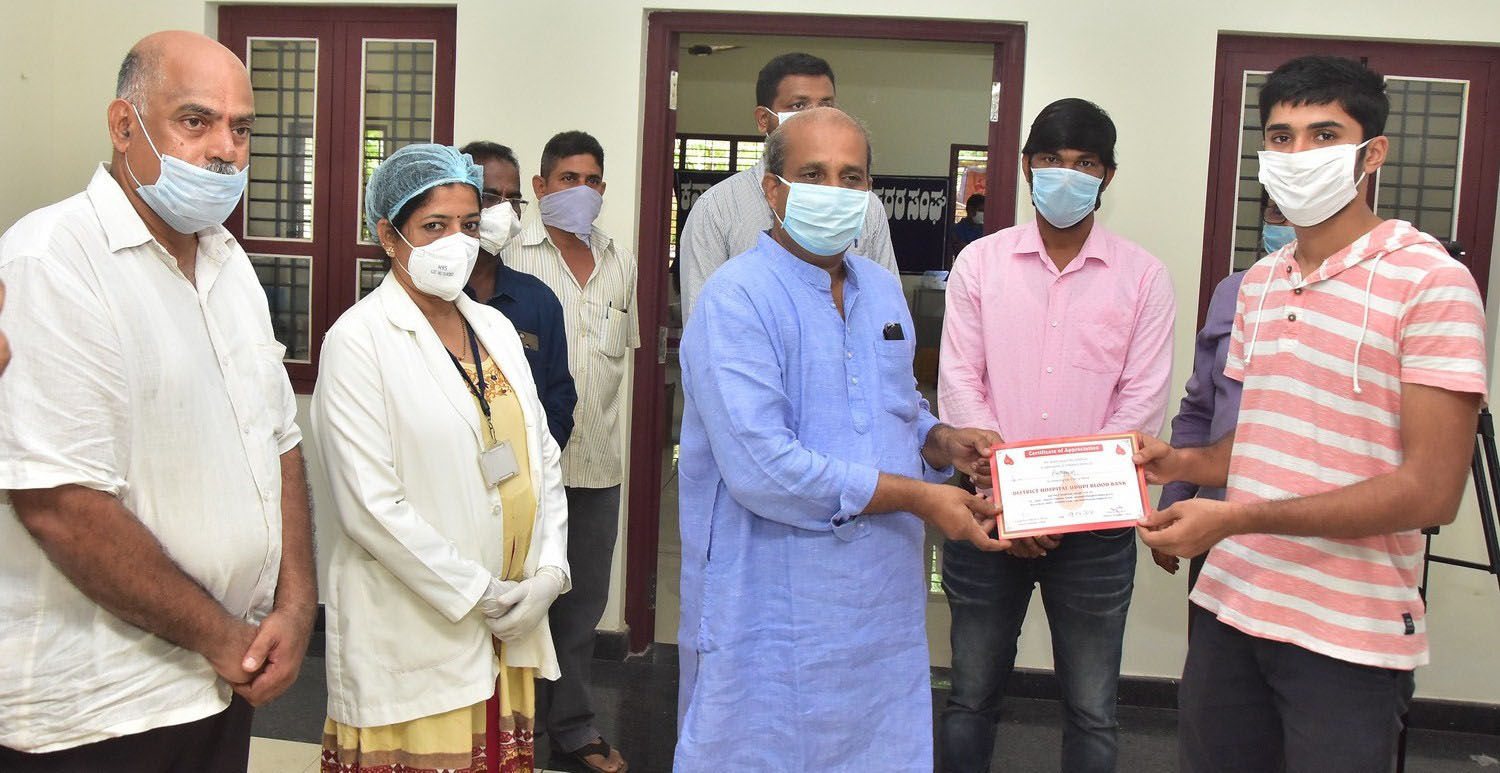 ಉಡುಪಿಯಲ್ಲಿ ರಕ್ತದಾನ ಶಿಬಿರ -ಅಭಿಯಾನಕ್ಕೆ ಚಾಲನೆ