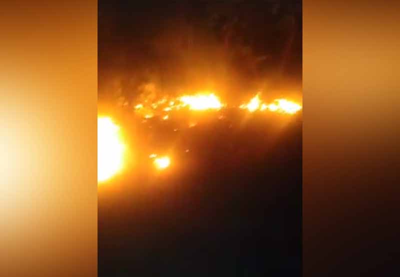 ಉಪ್ಪಿನಂಗಡಿ: 9 ಗಂಟೆ ವೇಳೆಗೆ ಗುಡ್ಡಕ್ಕೆ ಬೆಂಕಿ ಹಚ್ಚಿದ ಕಿಡಿಗೇಡಿಗಳು