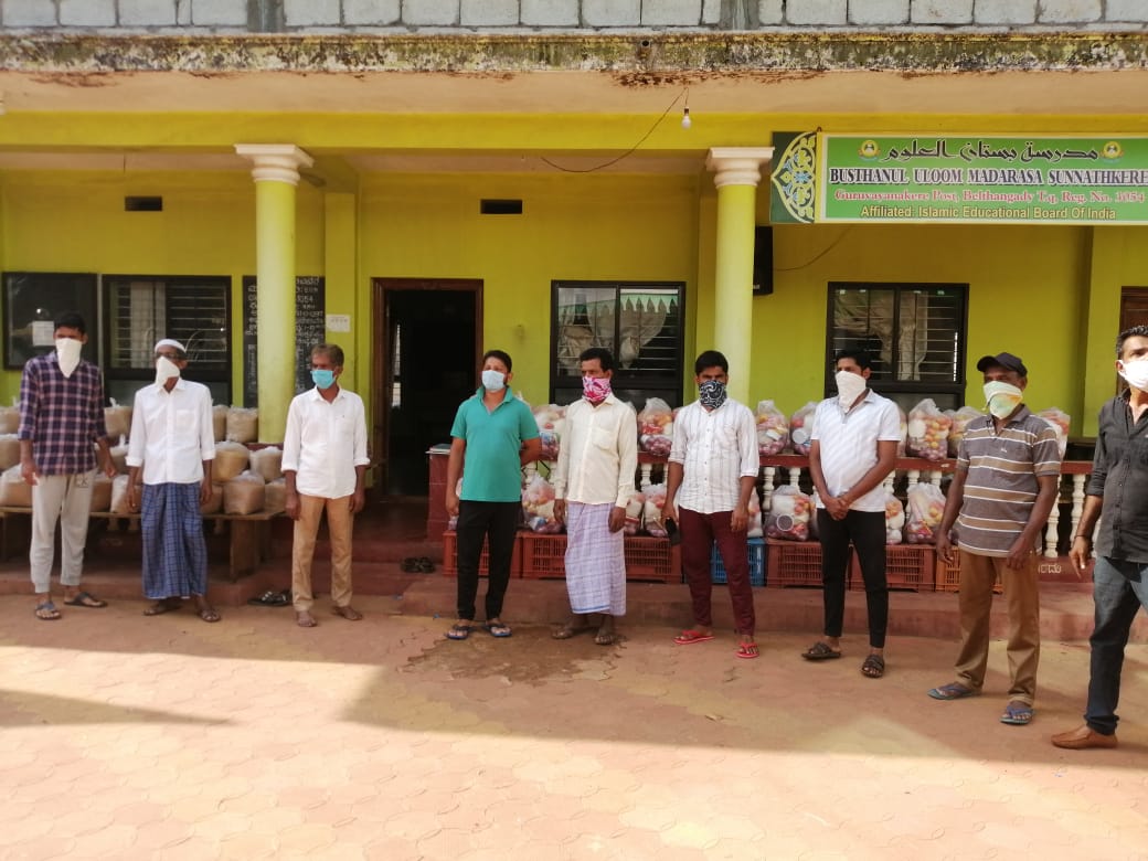 ಸುನ್ನತ್ ಕೆರೆ ಜುಮಾ ಮಸೀದಿ ವತಿಯಿಂದ ರಮಝಾನ್ ಕಿಟ್ ವಿತರಣೆ