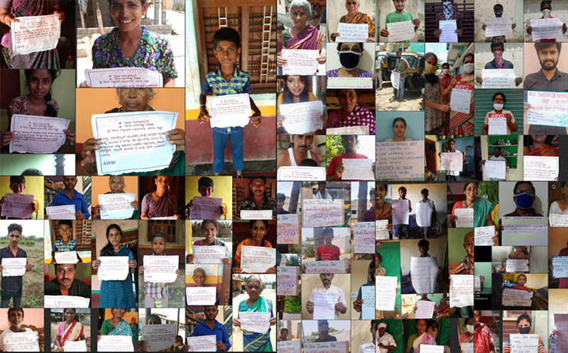 ಕಾರ್ಮಿಕರ ವಿವಿಧ ಬೇಡಿಕೆಗಳ ಈಡೇರಿಕೆಗೆ ಆಗ್ರಹಿಸಿ ಎಐಡಿವೈಓ ಆನ್‍ಲೈನ್ ಅಭಿಯಾನ