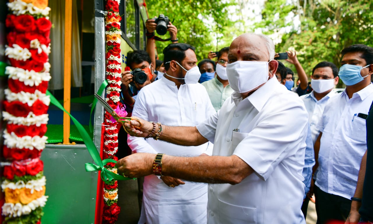 ಸಂಚಾರಿ ಫೀವರ್ ಕ್ಲಿನಿಕ್ ಗೆ ಮುಖ್ಯಮಂತ್ರಿ ಯಡಿಯೂರಪ್ಪ ಚಾಲನೆ