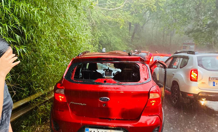 ಶಿವಮೊಗ್ಗ: ರಸ್ತೆ ಅಪಘಾತಕ್ಕೆ ಯುವಕ ಬಲಿ, ಇಬ್ಬರಿಗೆ ಗಾಯ