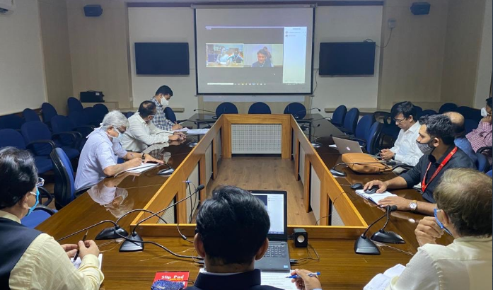 ಕೊರೋನ ವಿರುದ್ಧದ ಹೋರಾಟಕ್ಕೆ ಸಲಹೆ: ಕೇರಳ ಆರೋಗ್ಯ ಸಚಿವೆ ಶೈಲಜಾ ಜೊತೆ ಕೆ. ಸುಧಾಕರ್ ವೀಡಿಯೊ ಕಾನ್ಫರೆನ್ಸ್