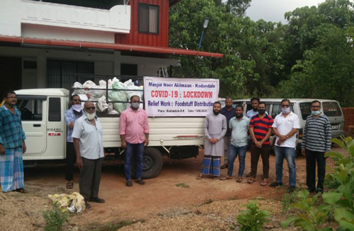 ಕಡಂದಲೆ ಮಸೀದಿ ಸಮಿತಿಯಿಂದ ಸರ್ವಧರ್ಮೀಯರಿಗೆ ಕಿಟ್ ವಿತರಣೆ