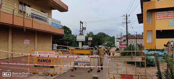 ಹೆಬ್ರಿಯಲ್ಲಿ ಕೊರೋನ ಸೋಂಕು: ಪ್ರದೇಶ ಸೀಲ್‌ಡೌನ್