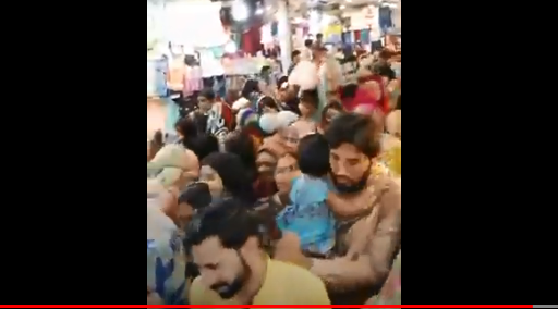 ಫ್ಯಾಕ್ಟ್ ಚೆಕ್: ‘ಲಾಕ್ ಡೌನ್ ಉಲ್ಲಂಘಿಸಿ ಹೈದರಾಬಾದ್ ನಲ್ಲಿ ಮುಸ್ಲಿಮರ ಶಾಪಿಂಗ್’ ಎನ್ನುವ ವಿಡಿಯೋ ಪಾಕಿಸ್ತಾನದ್ದು