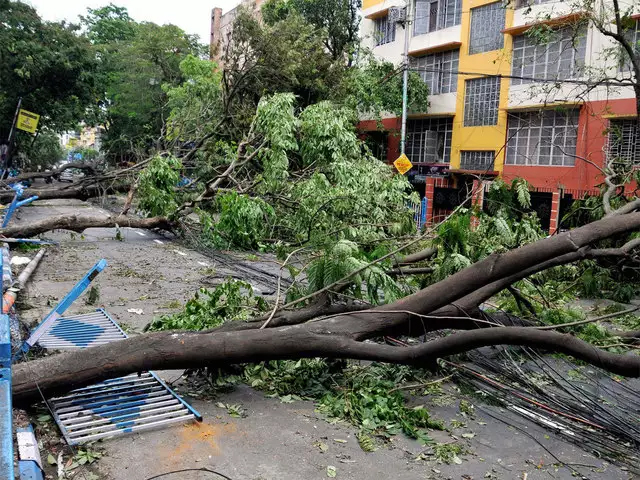 ಅಂಫಾನ್ ಚಂಡಮಾರುತದಿಂದ ವಿದ್ಯುತ್ ಸಂಪರ್ಕ ಅಸ್ತವ್ಯಸ್ತ: ಪ. ಬಂಗಾಳದಲ್ಲಿ ಜನರ ಪ್ರತಿಭಟನೆ