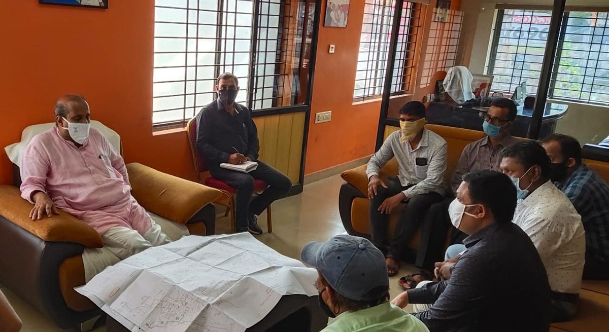 ಉಡುಪಿ: ಒಳಚರಂಡಿ ಕಾಮಗಾರಿಗಳ ಬಗ್ಗೆ ಅಧಿಕಾರಿಗಳೊಂದಿಗೆ ಚರ್ಚೆ