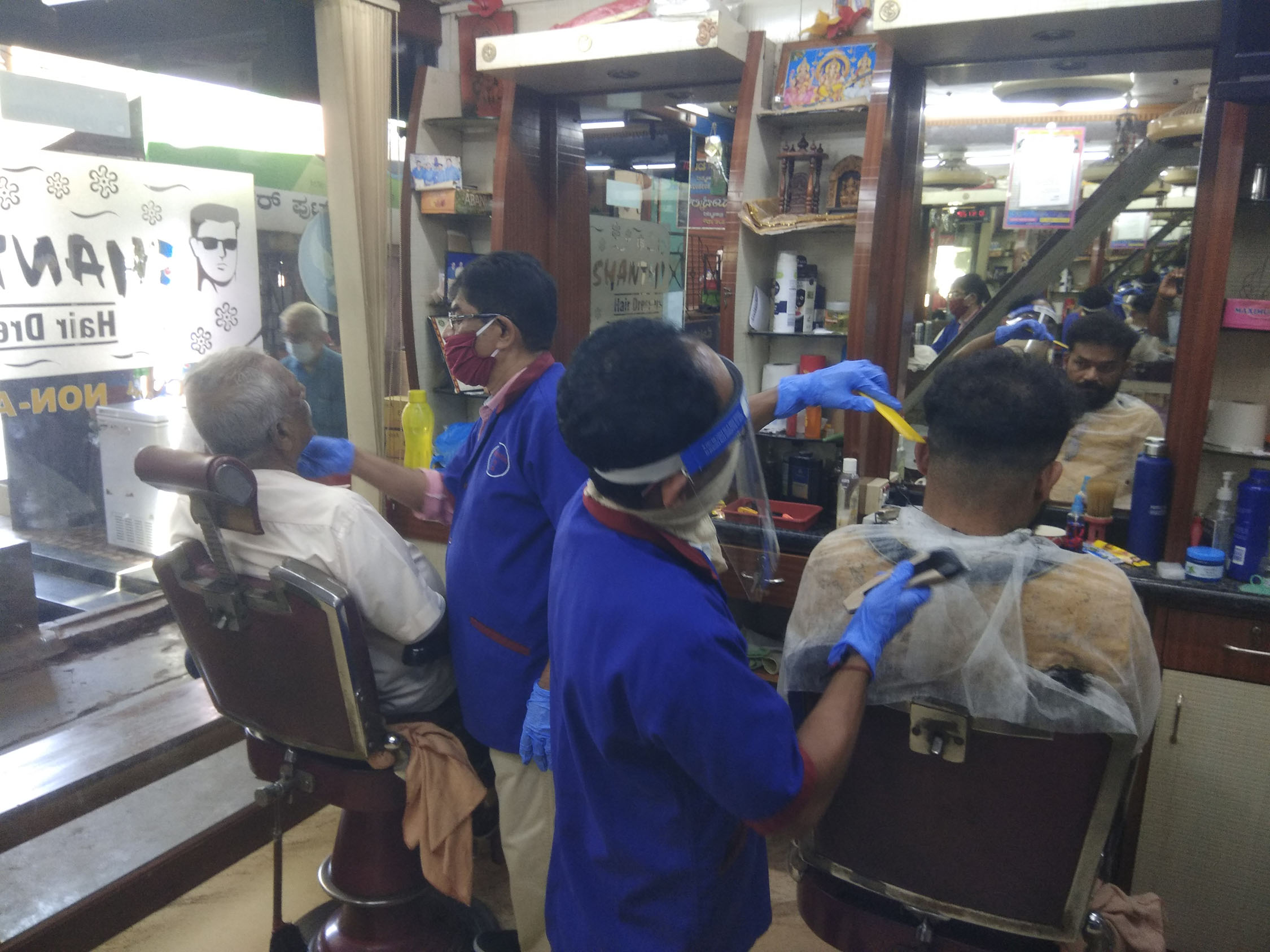 ಕೊರೋನ ಭೀತಿ: ಉಡುಪಿ ಜಿಲ್ಲೆಯ ಹಲವೆಡೆ ಸೆಲೂನ್ ಬಂದ್