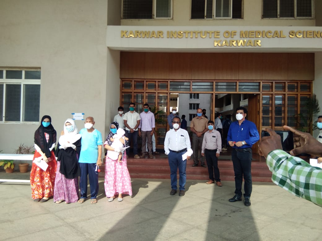 ಭಟ್ಕಳದ 5 ಮಂದಿ ಕೊರೋನ ವೈರಸ್ ನಿಂದ ಗುಣಮುಖ : ಆಸ್ಪತ್ರೆಯಿಂದ ಬಿಡುಗಡೆ