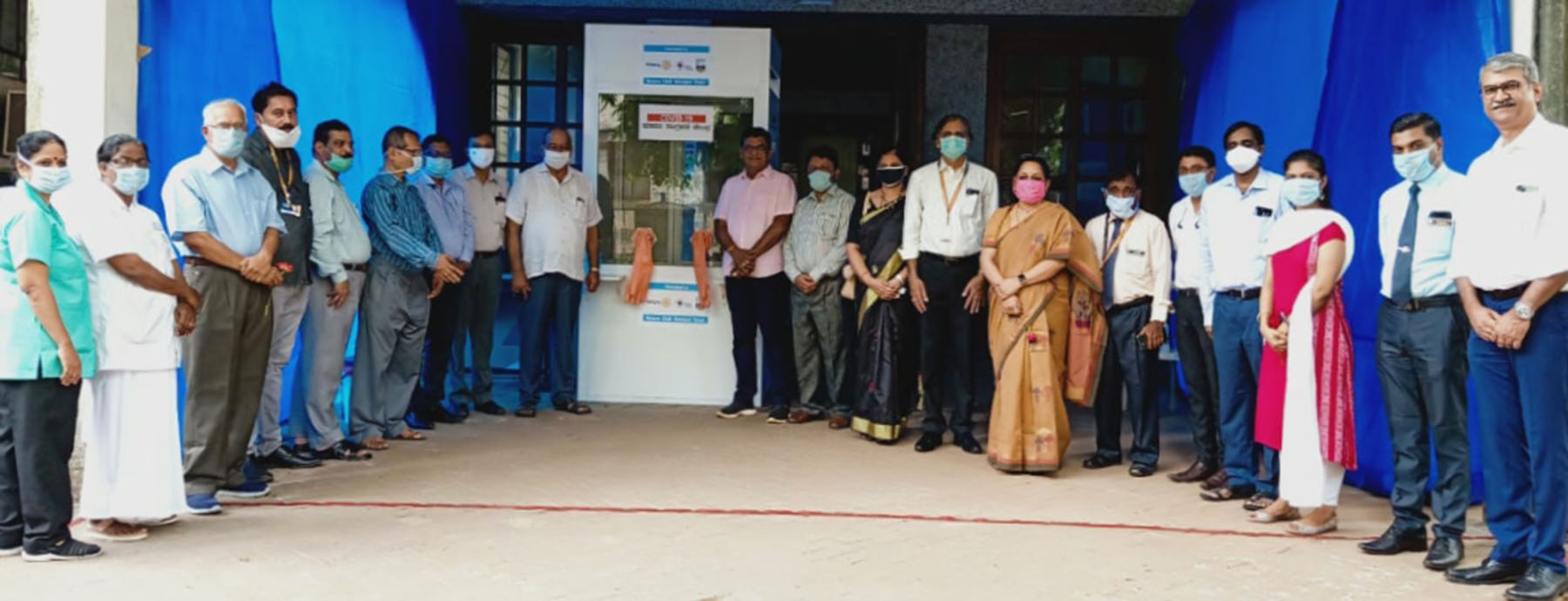 ರೋಟರಿ ಕ್ಲಬ್‌ನಿಂದ ಕೆಎಂಸಿ ಆಸ್ಪತ್ರೆಗೆ ಕೋವಿಡ್ ಮಾದರಿ ಸಂಗ್ರಹಕ್ಕೆ ಸ್ಮಾರ್ಟ್ ಕಿಯೋಸ್ಕ್ ಕೊಡುಗೆ