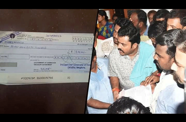 ತುಮಕೂರು: ಚಿರತೆ ದಾಳಿಯಿಂದ ಮೃತಪಟ್ಟ ಮಗುವಿನ ಪೋಷಕರಿಗೆ ಸರಕಾರ ನೀಡಿದ್ದ ಚೆಕ್ ಬೌನ್ಸ್