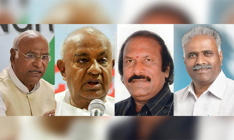 ಮಲ್ಲಿಕಾರ್ಜುನ ಖರ್ಗೆ, ದೇವೇಗೌಡ, ಈರಣ್ಣ ಕಡಾಡಿ, ಅಶೋಕ್ ಗಸ್ತಿ ರಾಜ್ಯಸಭೆಗೆ ಅವಿರೋಧ ಆಯ್ಕೆ