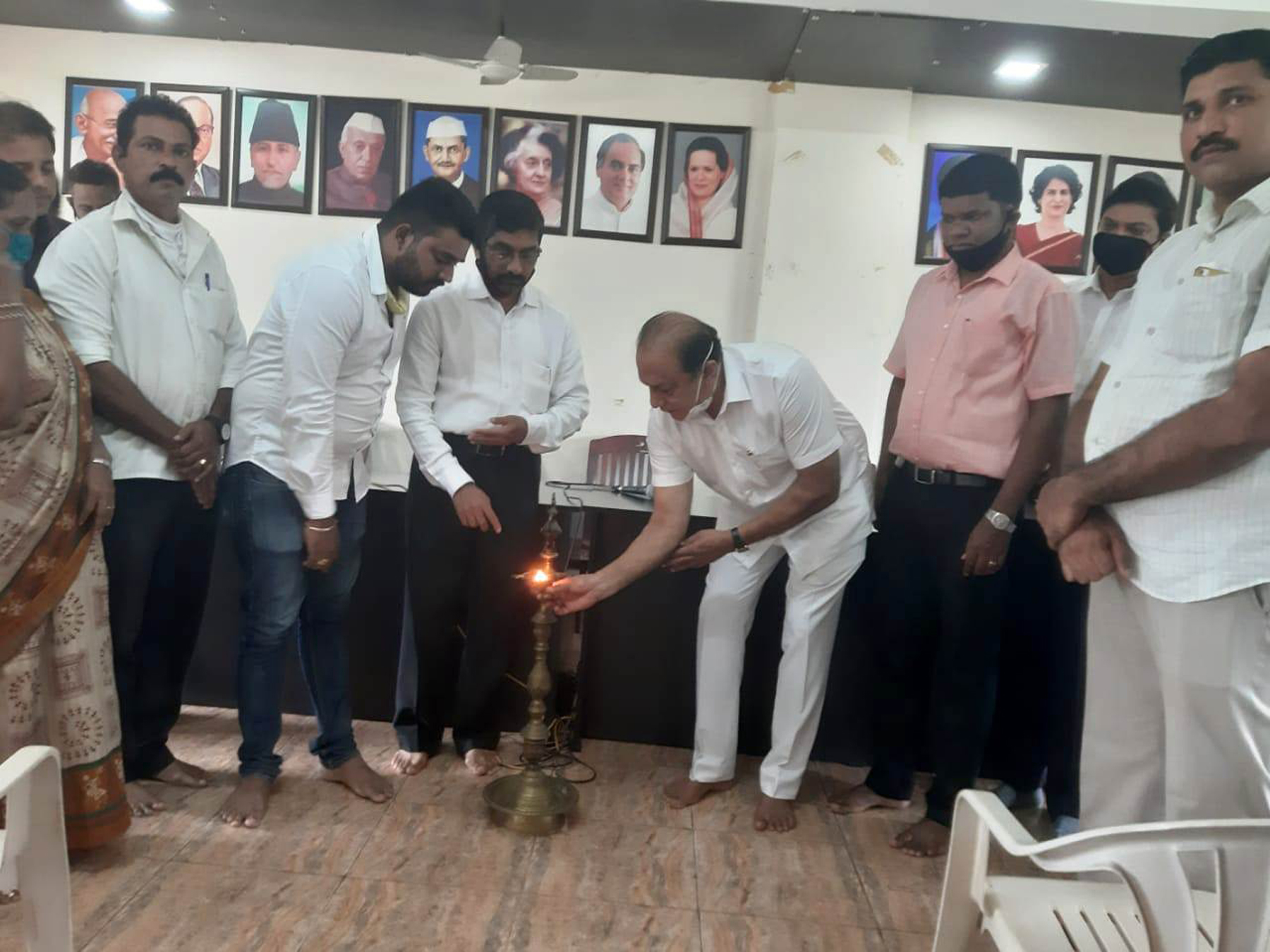 ಕಾಪು: ರಾಜೀವ್ ಭವನದಲ್ಲಿ ಯೋಧರಿಗೆ ಶ್ರದ್ಧಾಂಜಲಿ